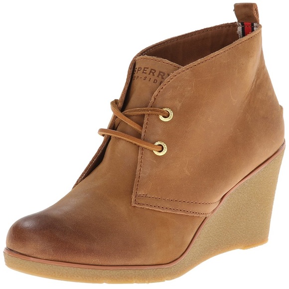 sperry wedge boots